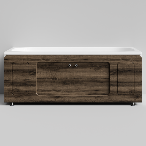 Экран под ванну Vod-ok Лидер 150 раздвижной Дуб крымский коричневый