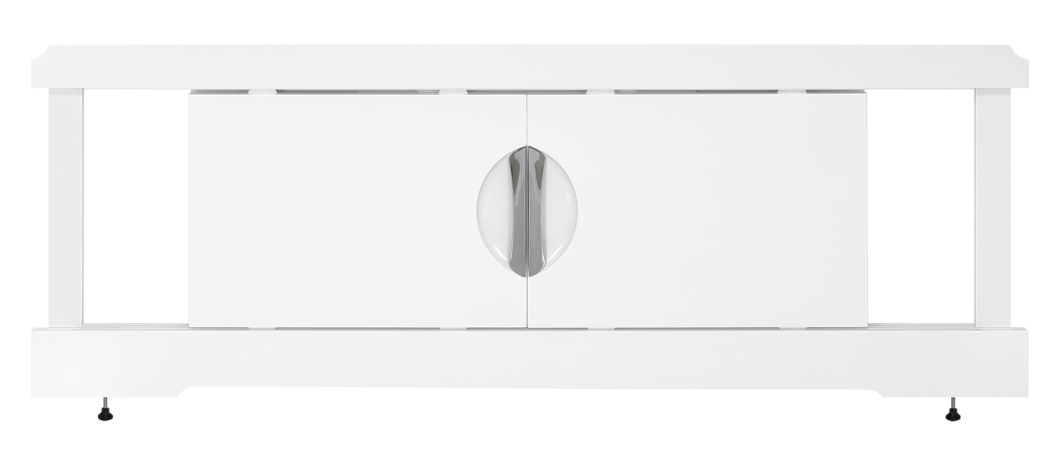 Экран под ванну Misty Лаванда 150 раздвижной белый