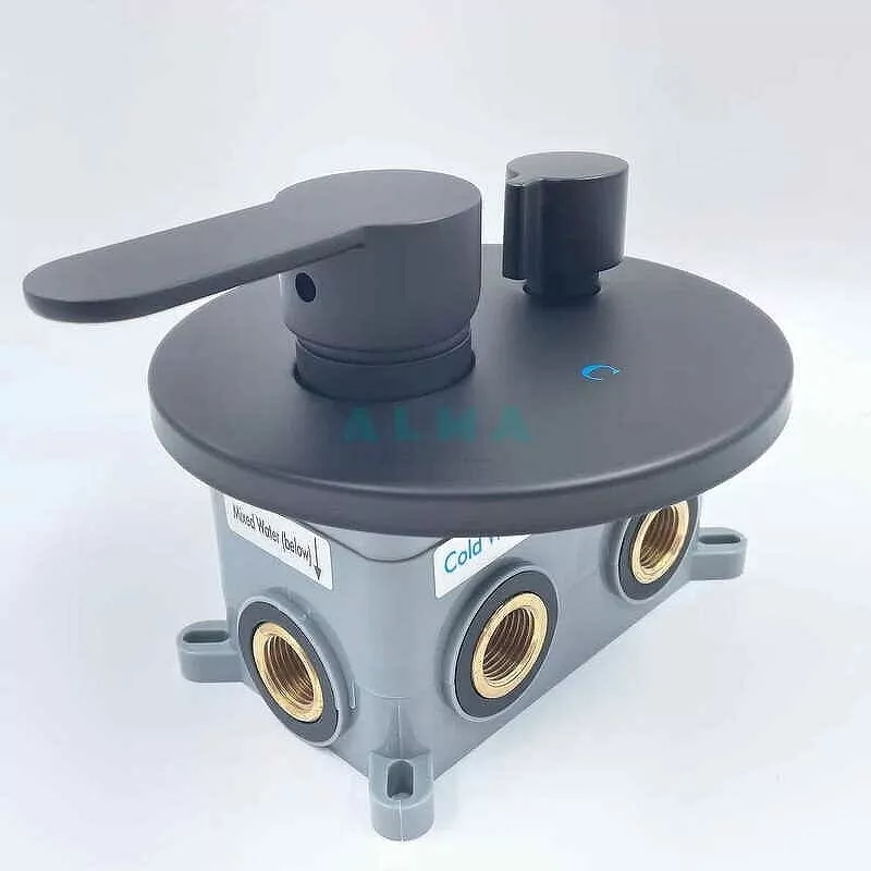 Душевой комплект ALMAes Marita TVZ-8833 черный матовый