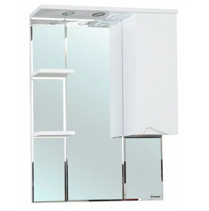 Зеркало-шкаф Bellezza Эйфория 80 R свет, белый