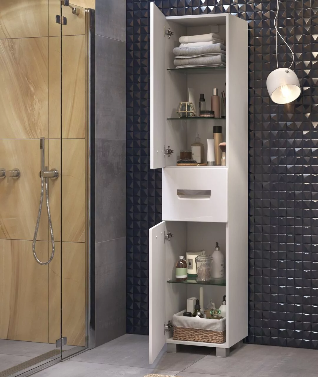 Пенал напольный Vigo Plaza 40 L/R, белый