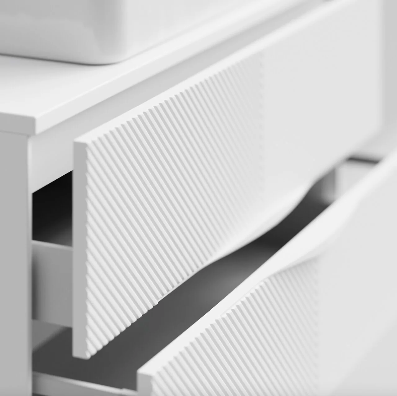 Тумба подвесная Vod-ok Липс 100 с раковиной Олимпия 560, белый + 7 цветов