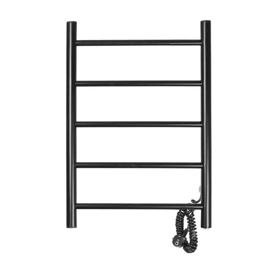 Полотенцесушитель электрический Domoterm Аврора DMT 109-5 50х60 EK R правый, черный матовый