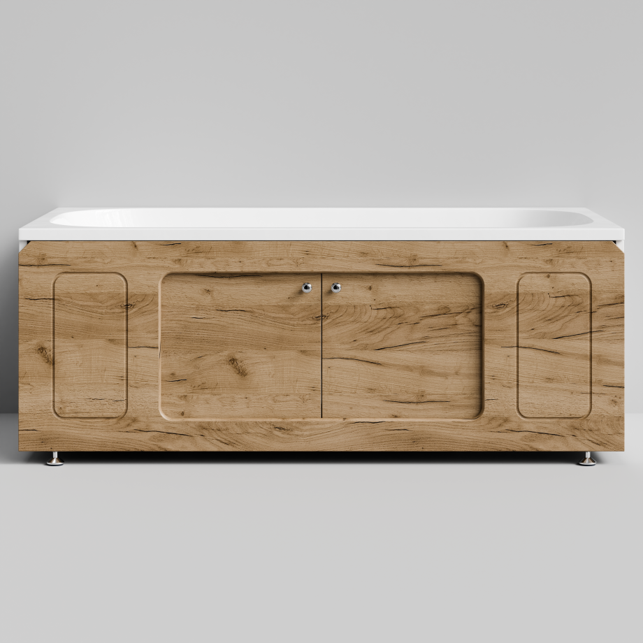 Экран под ванну Vod-ok Лидер 150 раздвижной Дуб Тортуга