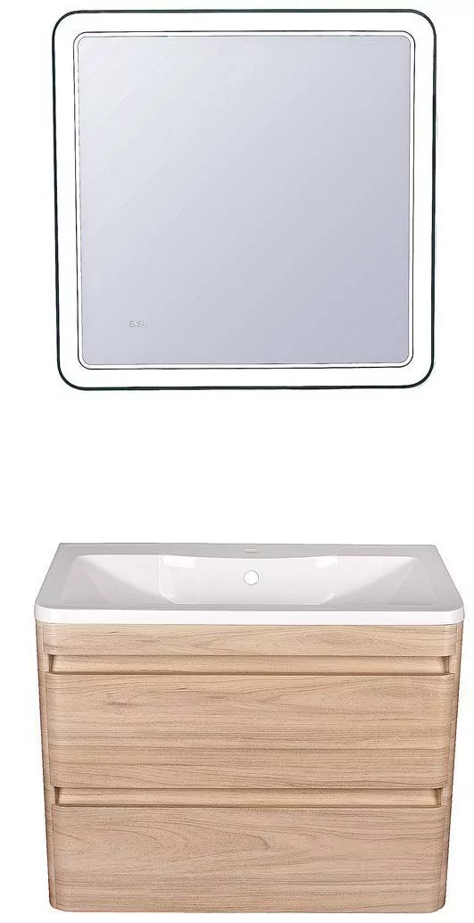 Зеркало Style Line Атлантика 60 сенсор, свет, часы от магазина Vanna-Vanna.ru!