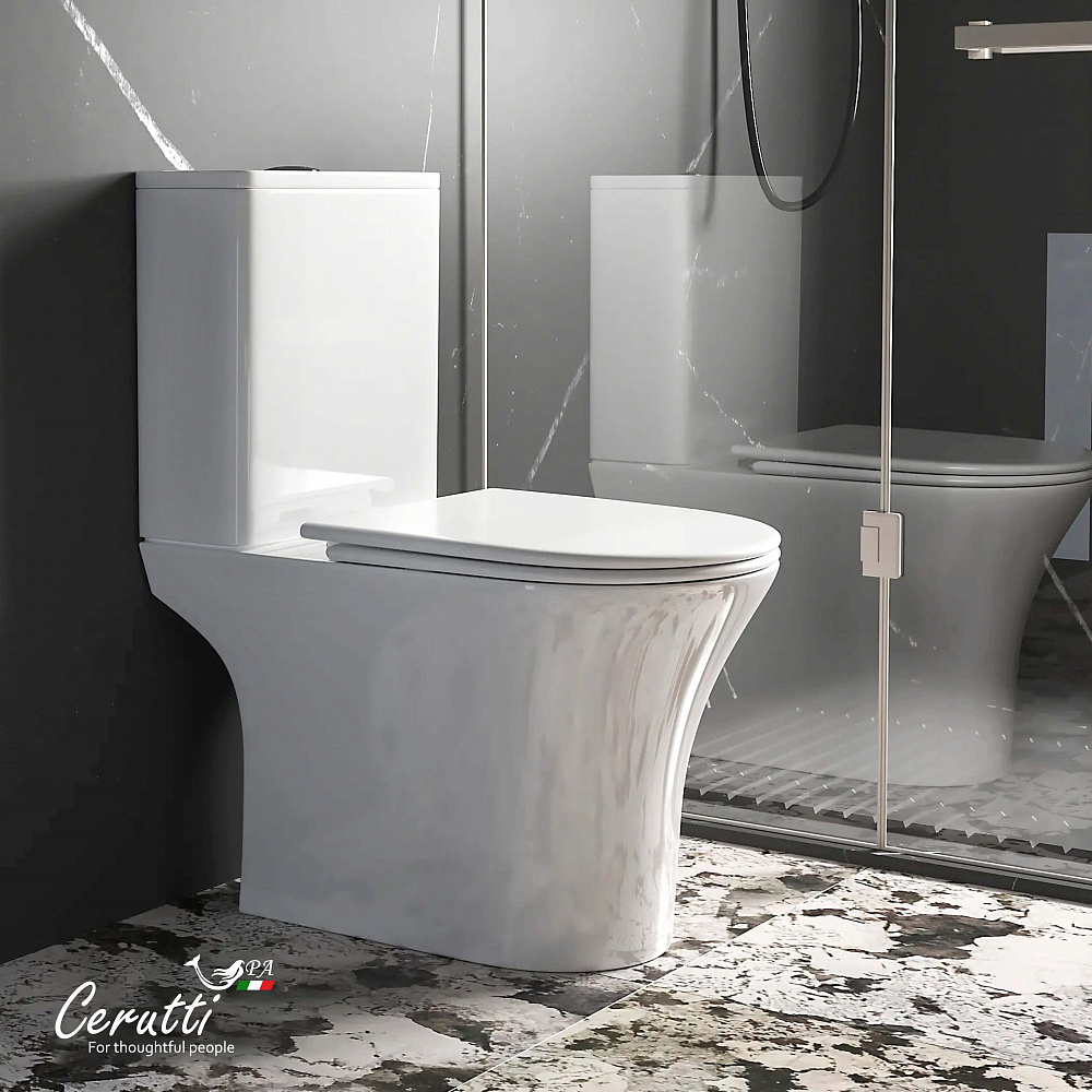Унитаз напольный Ceruttispa BERNINA Tornado CT11133 безободковый