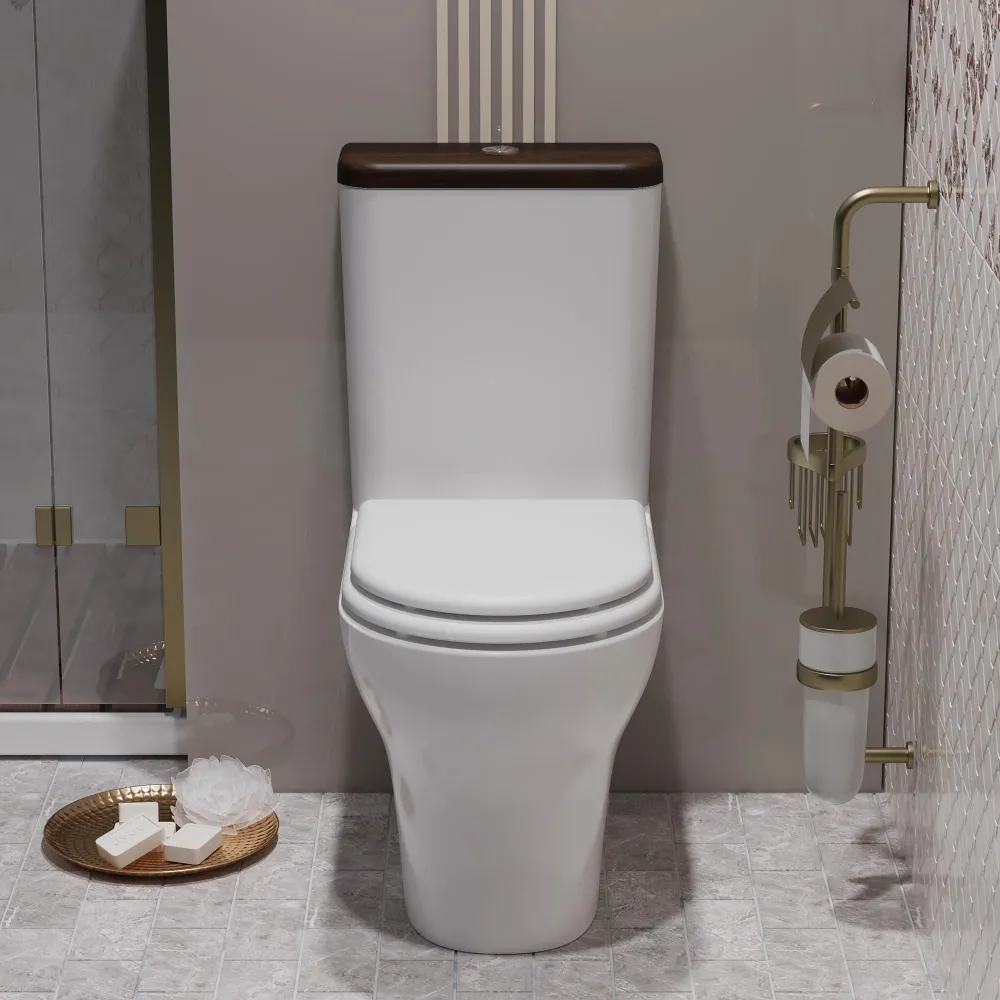 Унитаз-компакт Opadiris Палермо OS24723A белый, антикварный орех