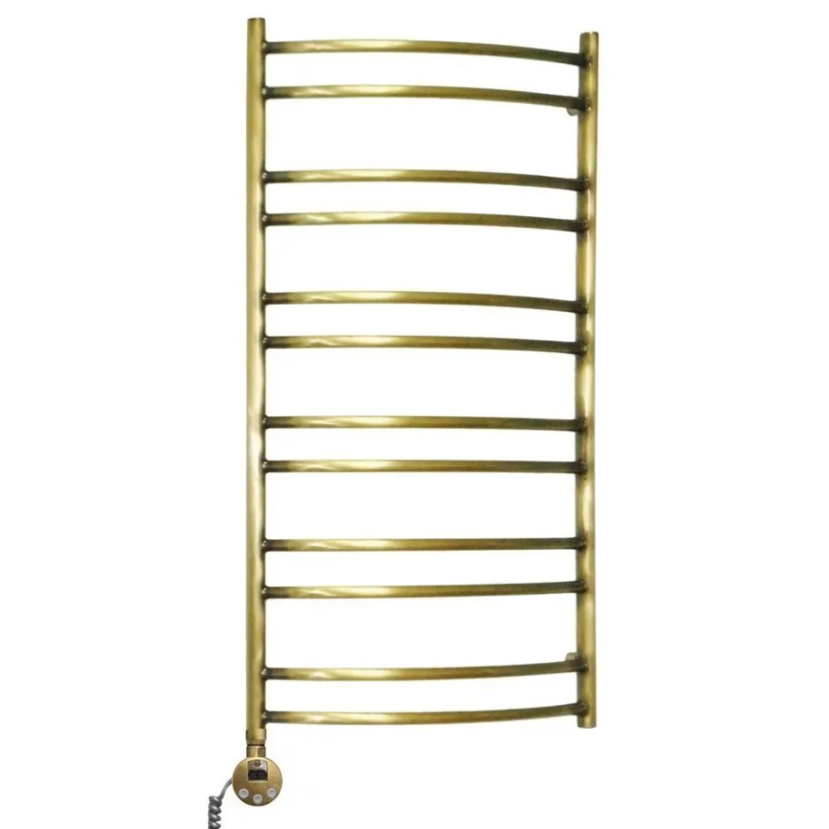 Полотенцесушитель электрический Domoterm Калипсо П12 500x985 L левый, античная бронза