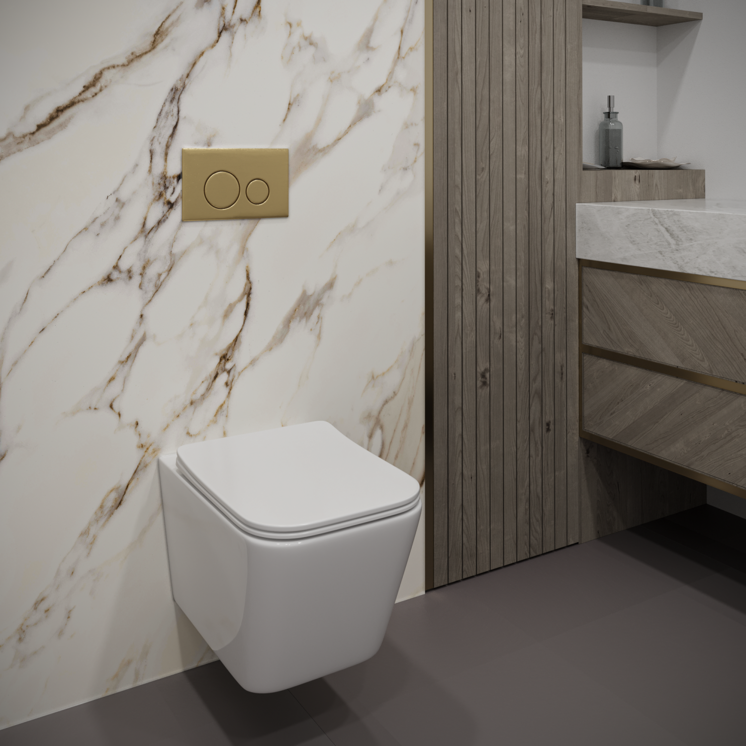 Унитаз Stella Polar Ибица KN9722004 подвесной, белый