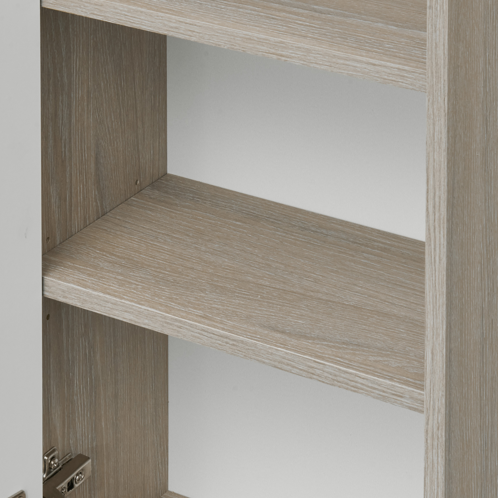 Пенал Aquaton Оливия 40 R/L подвесной, грей, дуб ойстер