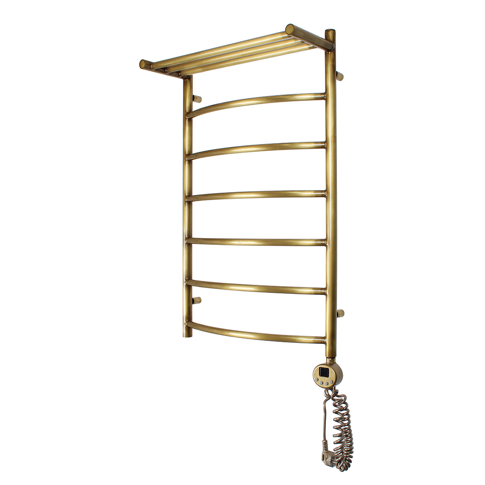 Полотенцесушитель электрический Domoterm Калипсо сп П7 500х800 АБР ER античная бронза