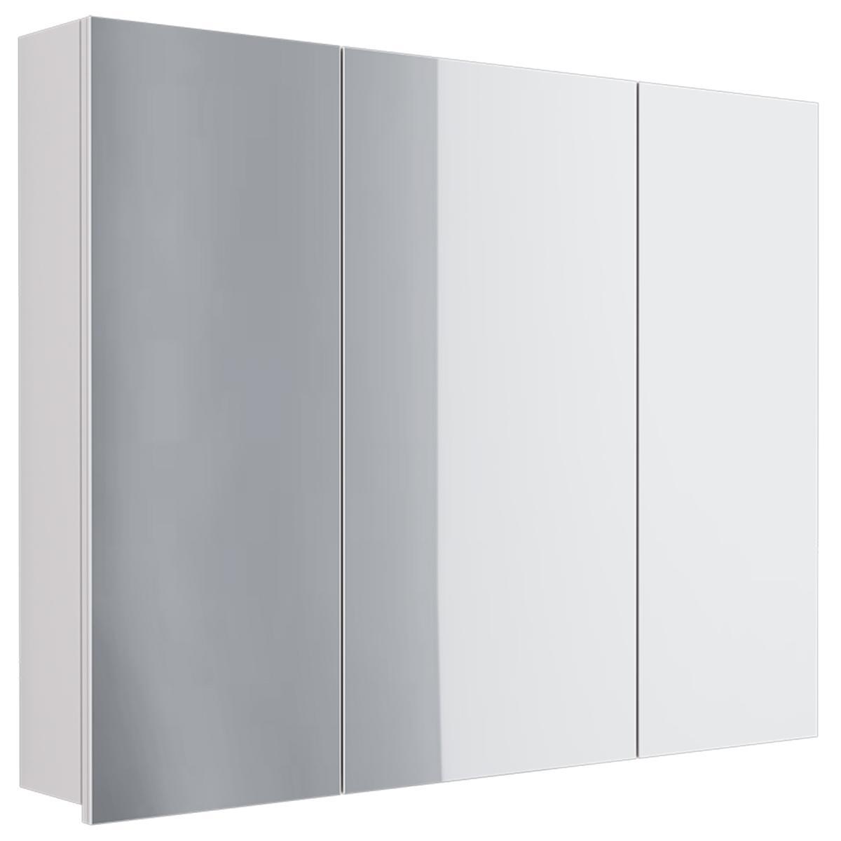 Зеркальный шкаф Dreja Almi 90 см, белый