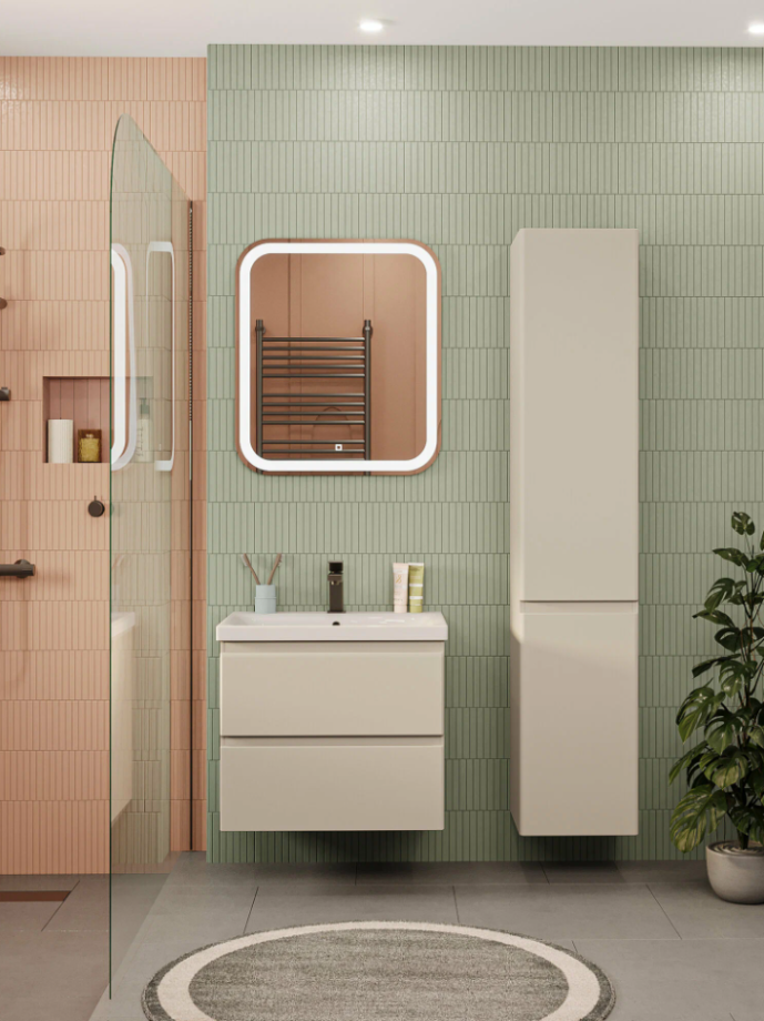 Пенал подвесной SanStar Riana, cappuccino