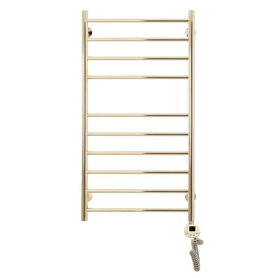 Полотенцесушитель электрический Domoterm Медея П10 500х1000 ER правый, золото