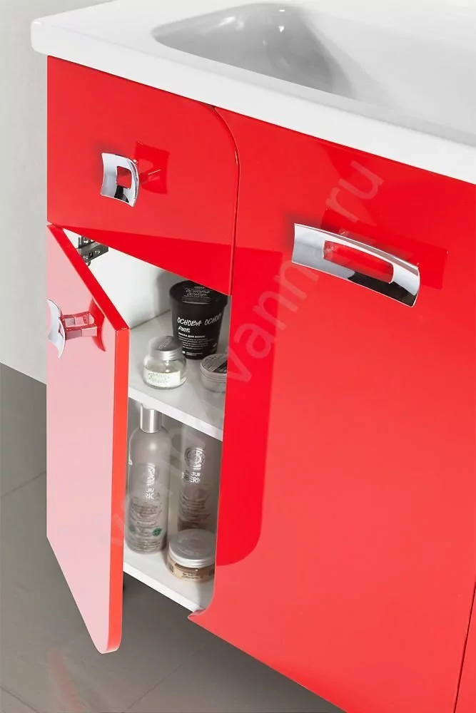 Тумба с раковиной Vod-ok Elite Арнелла 100 напольная, белая