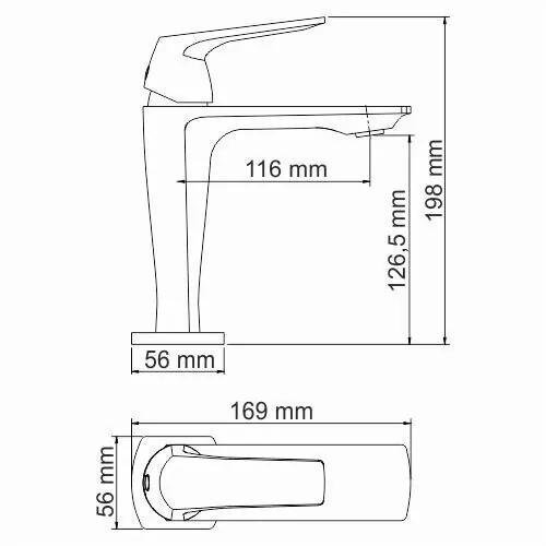 Смеситель для раковины WasserKraft Neime 1903 хром от магазина Vanna-Vanna.ru!