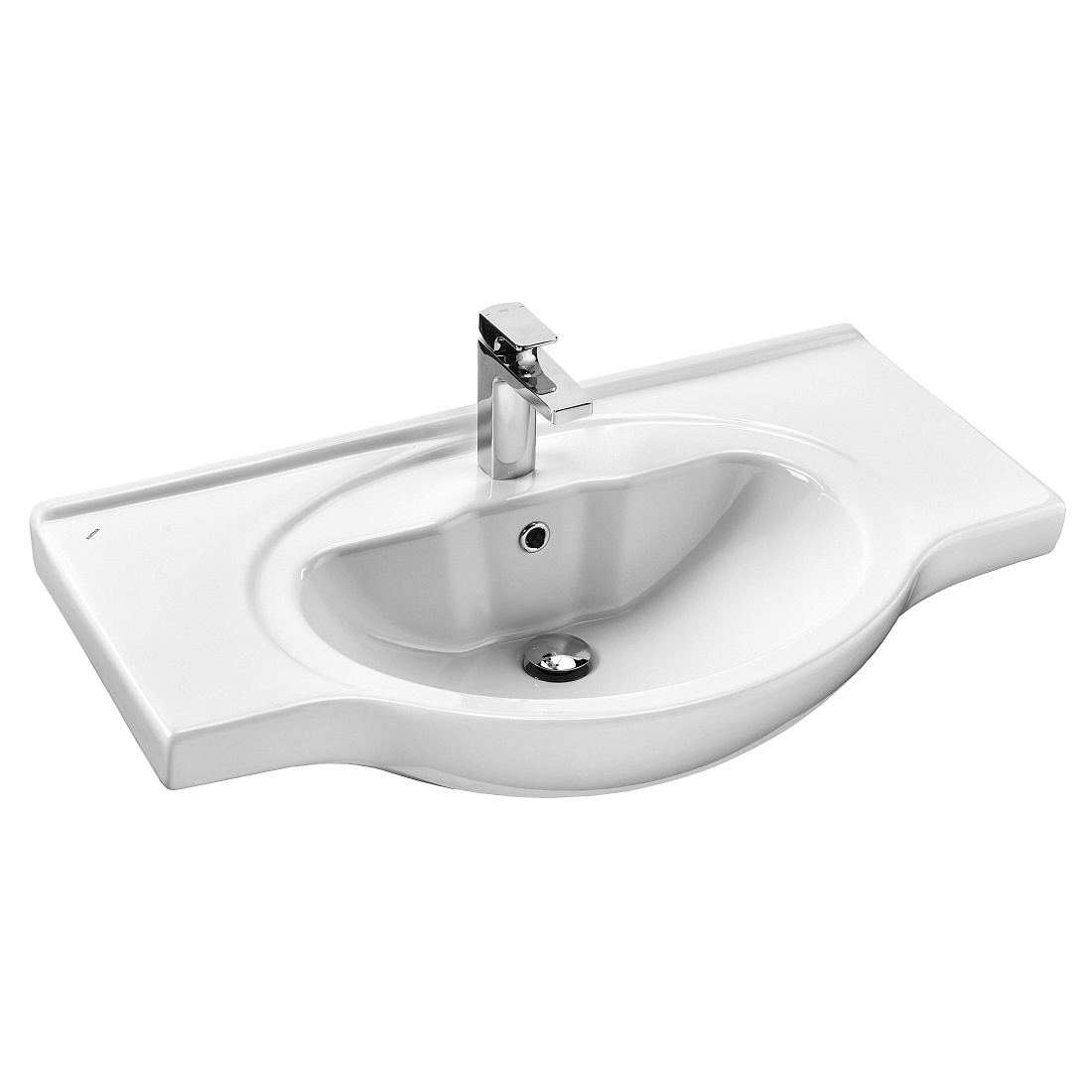 Тумба с раковиной Francesca Империя 85 напольный, 2 ящика, 3 двери, венге