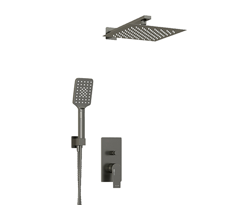 Душевой комплект WasserKraft A84202 оружейная сталь