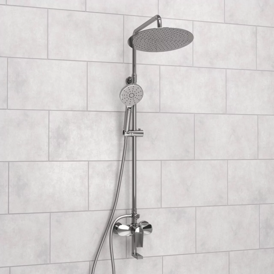 Душевая стойка WasserKraft A166.116.127.087.CH хром