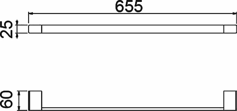 Полотенцедержатель Timo Selene 14053/03 черный матовый