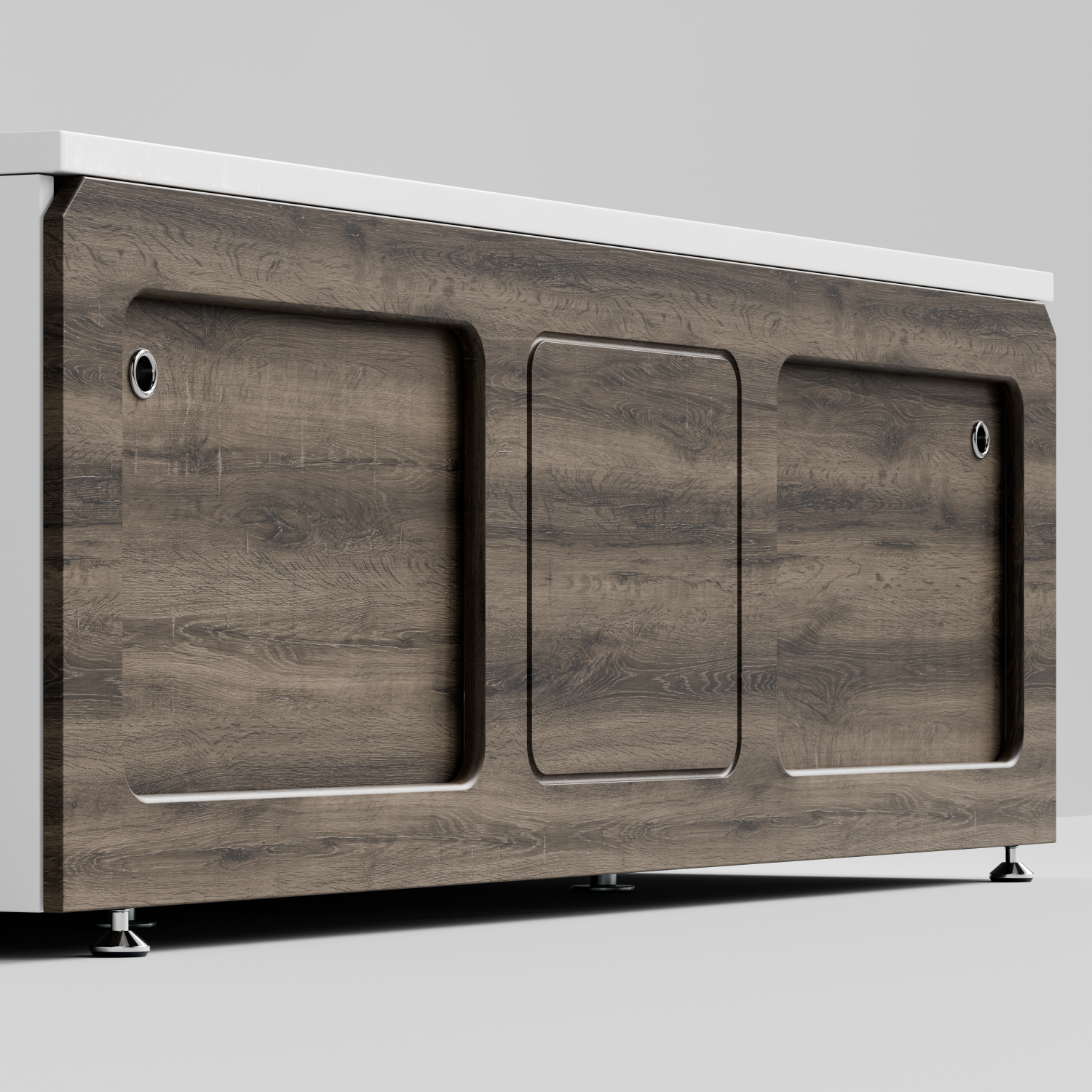 Экран под ванну Vod-ok Хит 180 раздвижной Дуб крымский коричневый