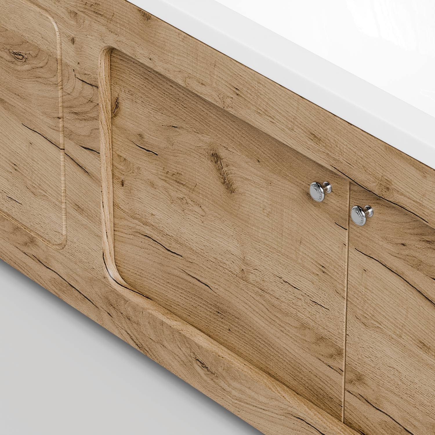 Экран под ванну Vod-ok Лидер 170 раздвижной Дуб Тортуга