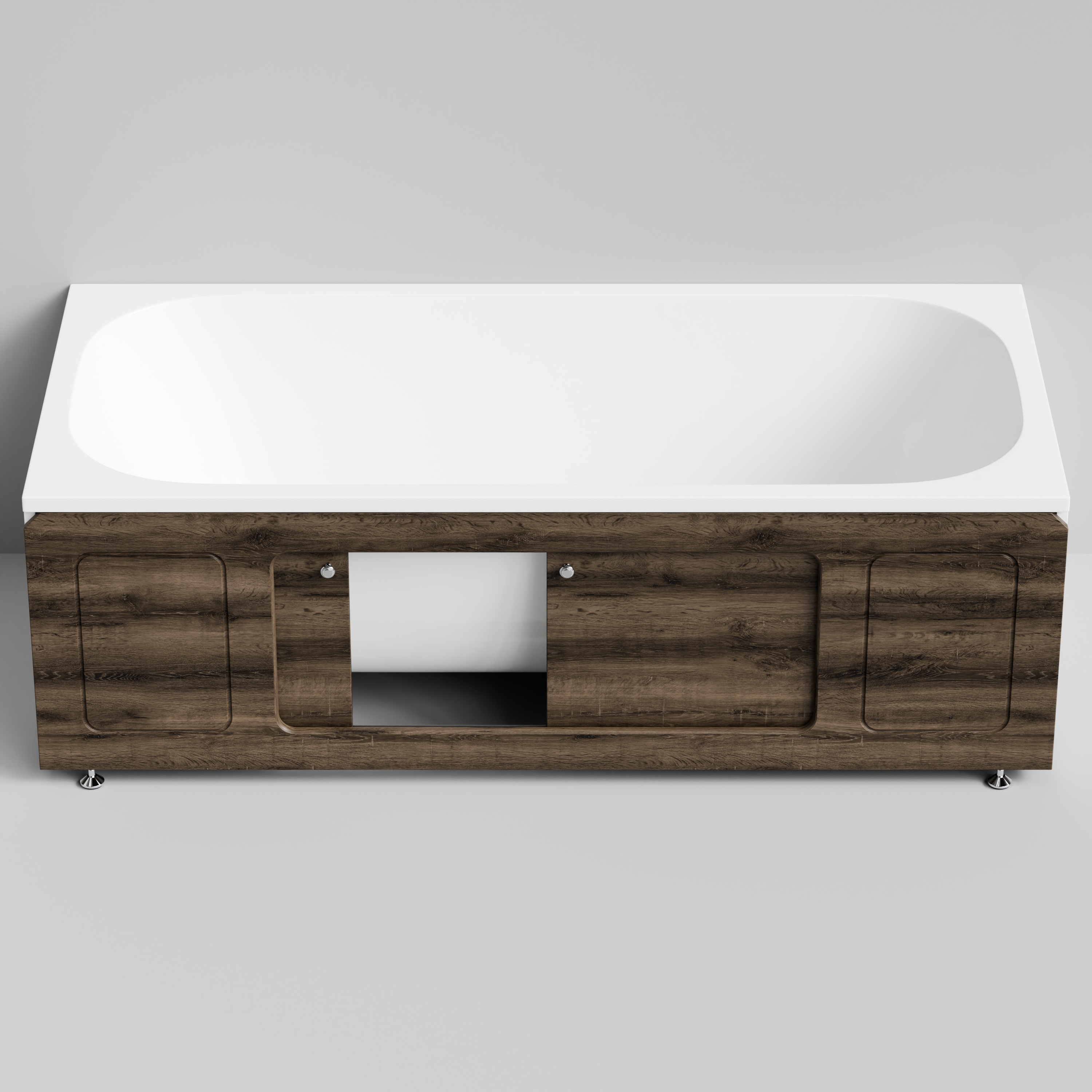 Экран под ванну Vod-ok Лидер 180 раздвижной Дуб крымский коричневый