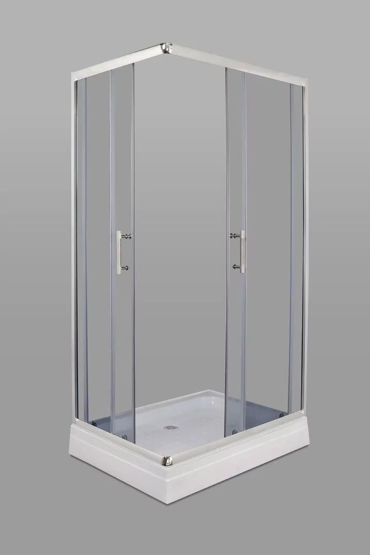 Душевой уголок Parly QZ71S N L/R прямоугольный, с низким поддоном, тонированное стекло, хром Душевой уголок Parly QZ71S N L/R прямоугольный, с низким поддоном, тонированное стекло, хром