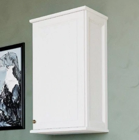 Шкаф навесной ValenHouse Лиора 40 R, белый, бронза