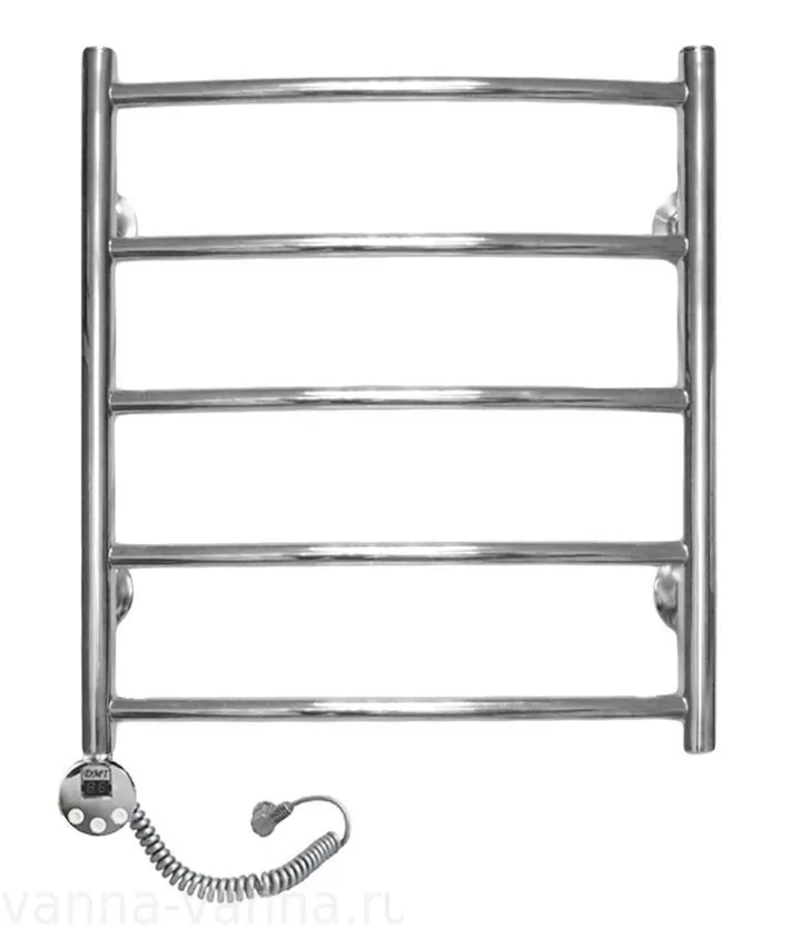 Полотенцесушитель электрический Domoterm Калипсо П5 500x700 EL левый, с терморегулятором, хром