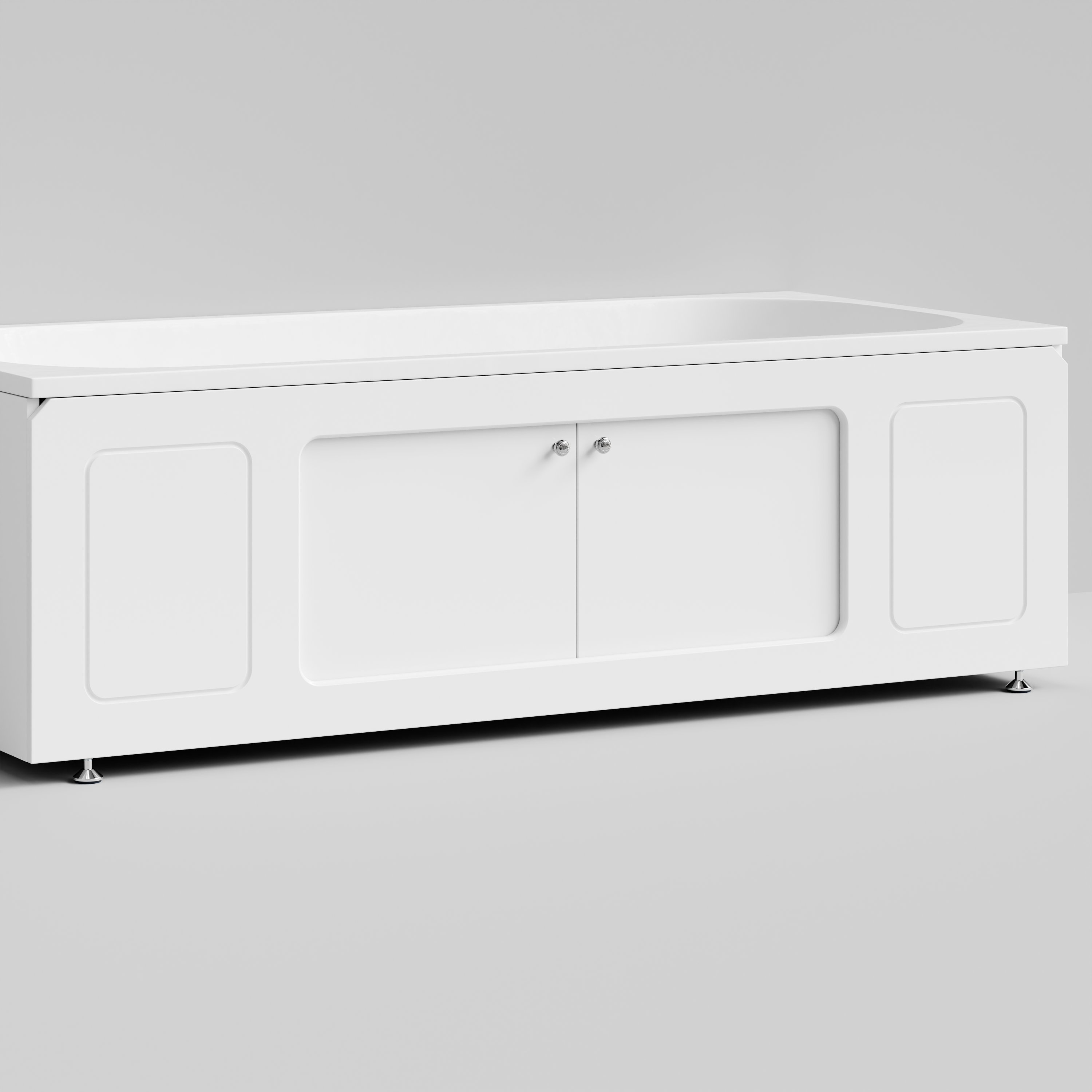 Экран под ванну Vod-ok Лидер 180 раздвижной белый + 15 цветов