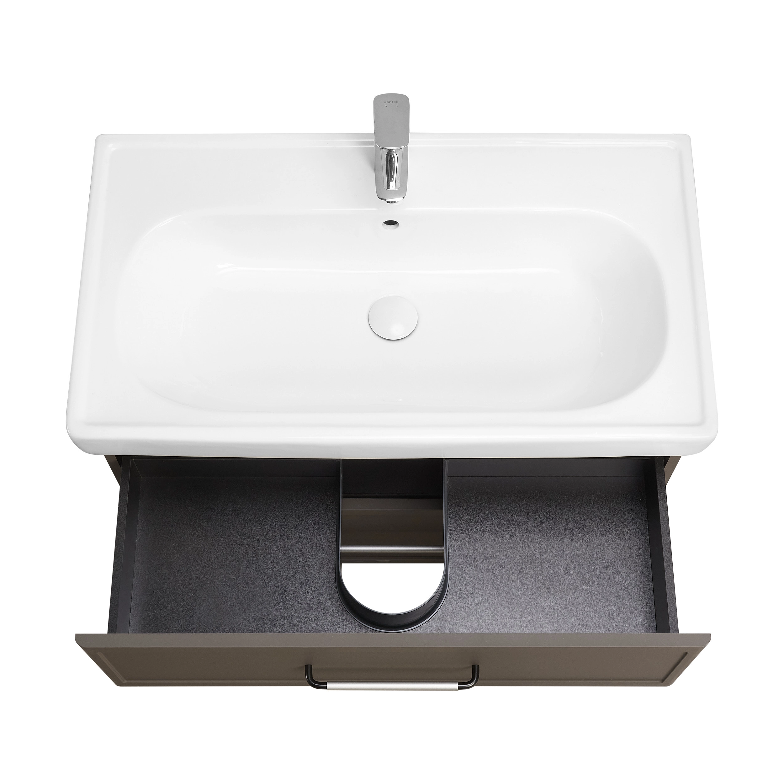 Тумба Aquaton Нео-Классика с раковиной Нео-Классика 65 подвесная, мускат