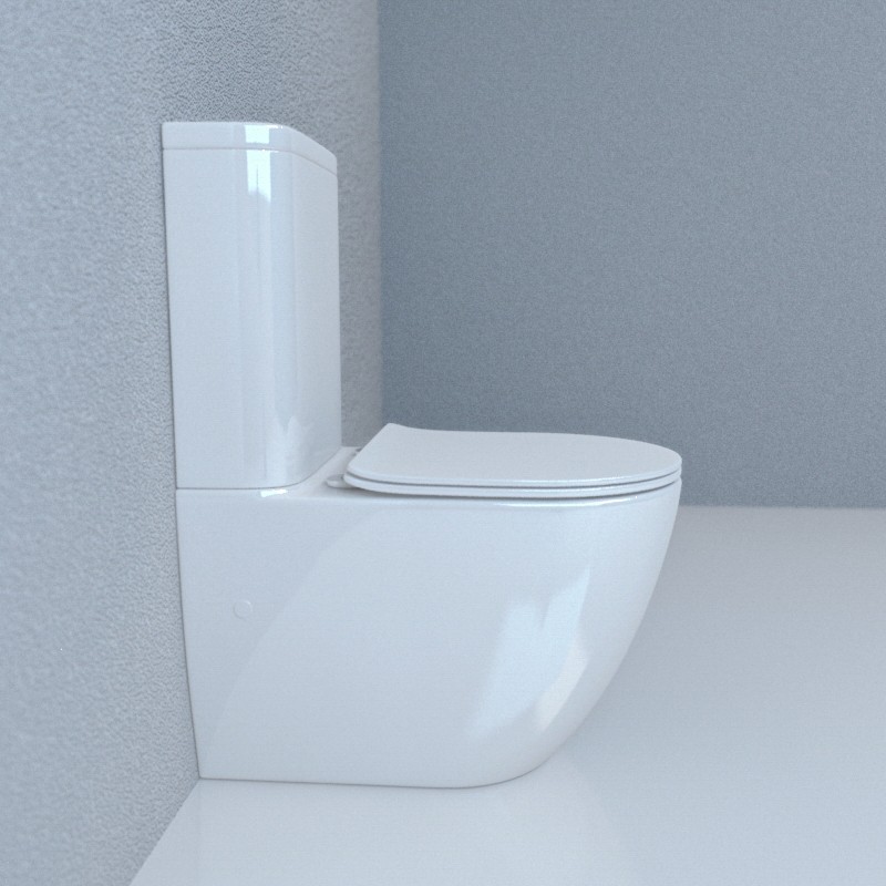 Унитаз напольный Esbano FORTEX-N (White) 610x360x810