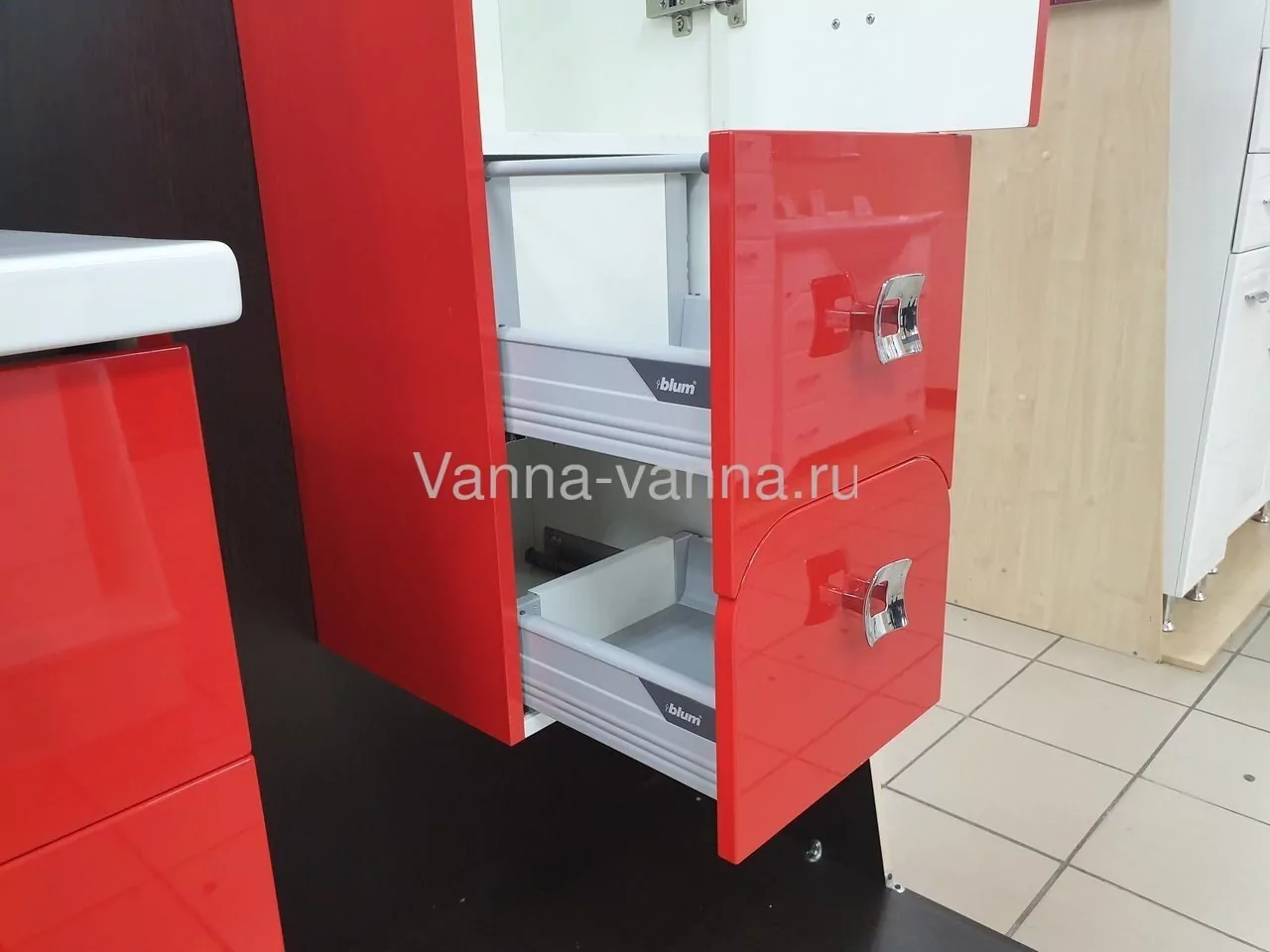 Пенал Vod-ok Elite Арнелла 30 подвесной, белый