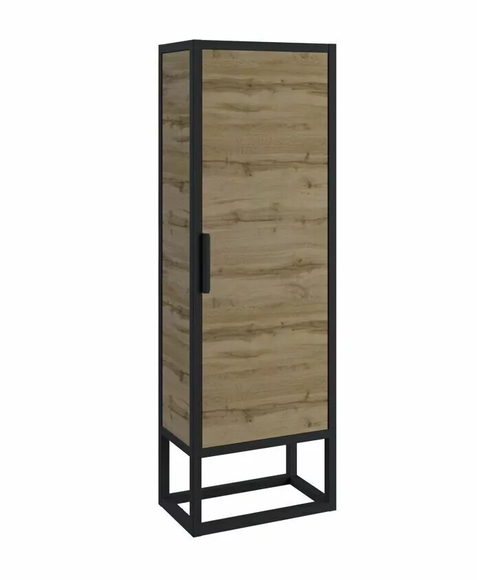 Пенал напольный 1Marka Grunge loft 35Н R 1 дверь, дуб вотан