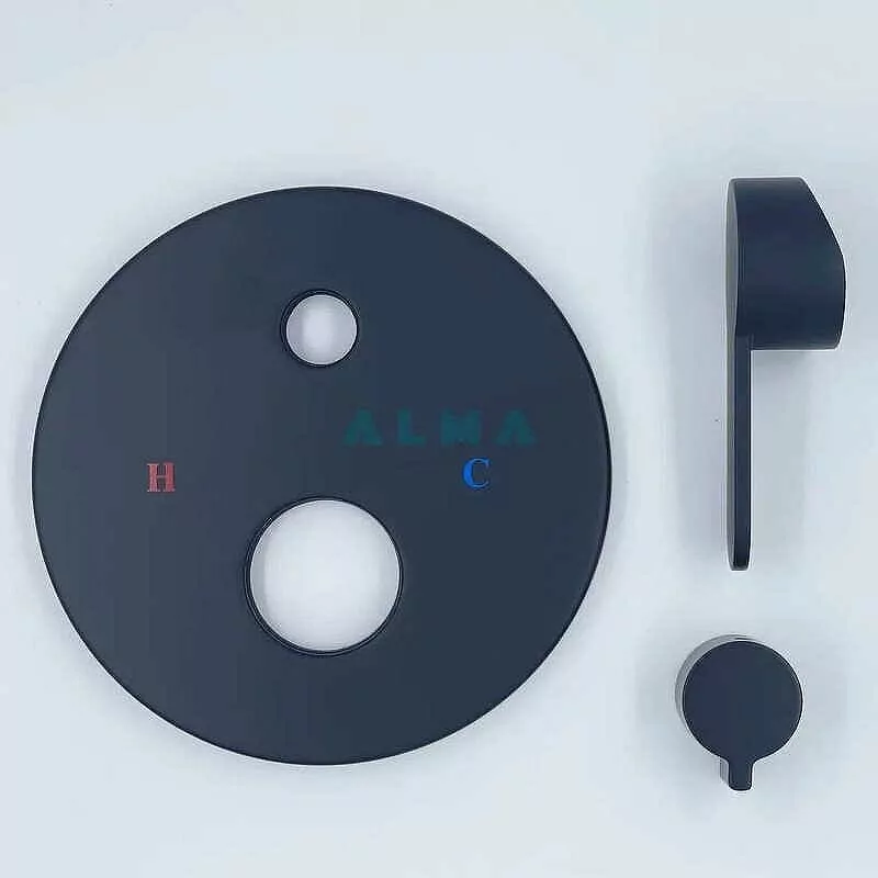 Душевой комплект ALMAes Marita TVZ-8833 черный матовый