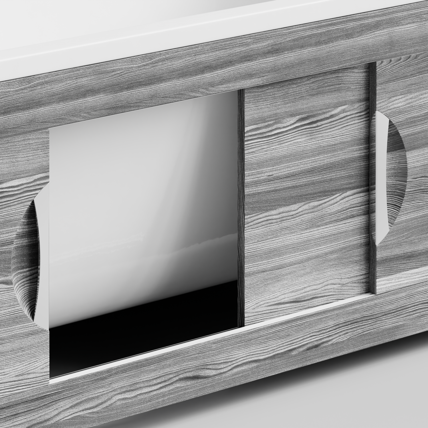 Экран под ванну Vod-ok Топ 180 раздвижной Лиственница структурная контрастно-серая