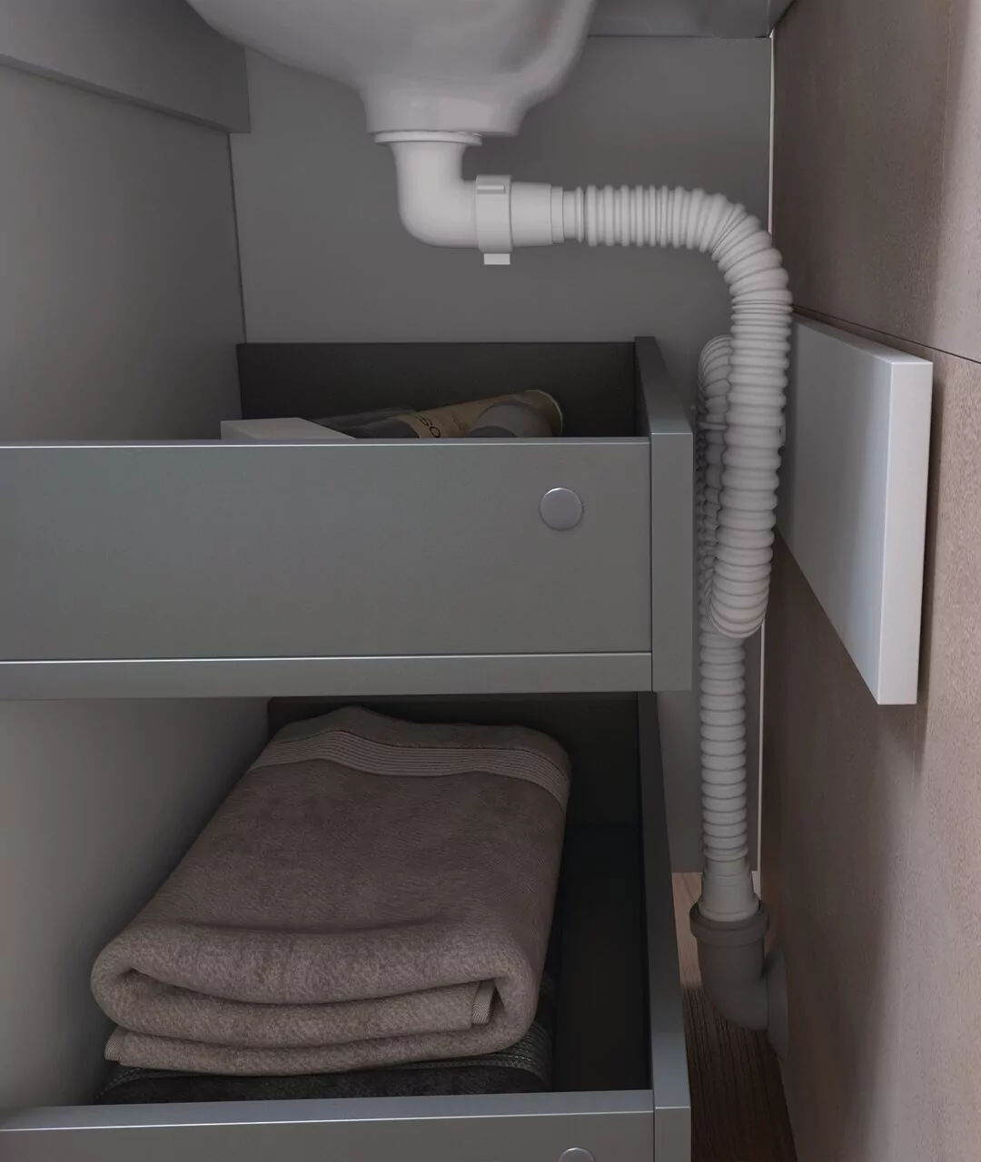 Тумба напольная Vigo Otti 60 с раковиной Como 60, белый от магазина Vanna-Vanna.ru!