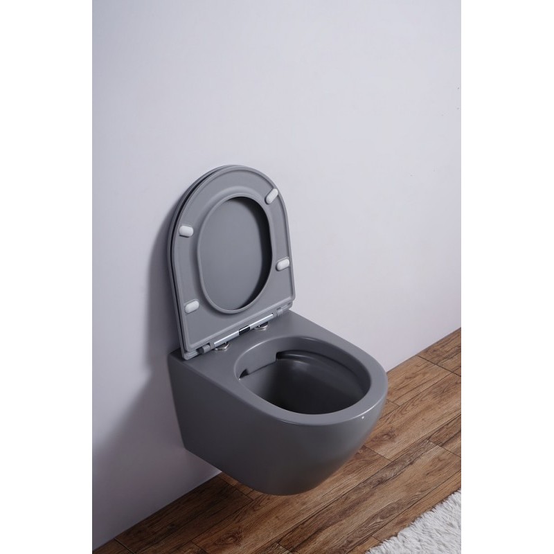 Унитаз подвесной Esbano AZALEA (Matt Grey) 480x365x360