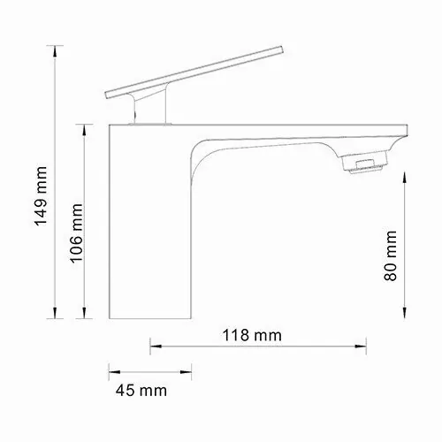 Смеситель для раковины WasserKraft Alme 1503 хром от магазина Vanna-Vanna.ru!