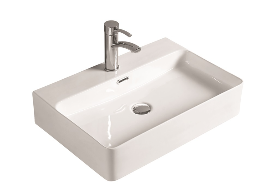 Раковина SantiLine SL-1003 накладная, белая