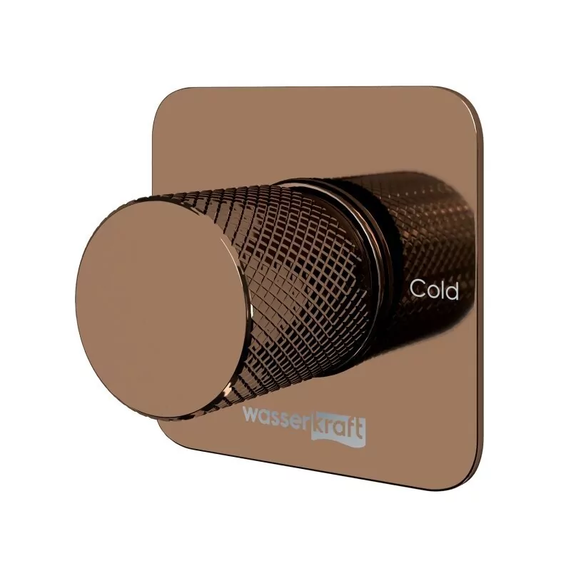 Смеситель WasserKraft Paar 8851, встраиваемый, на 1 выход, розовое золото