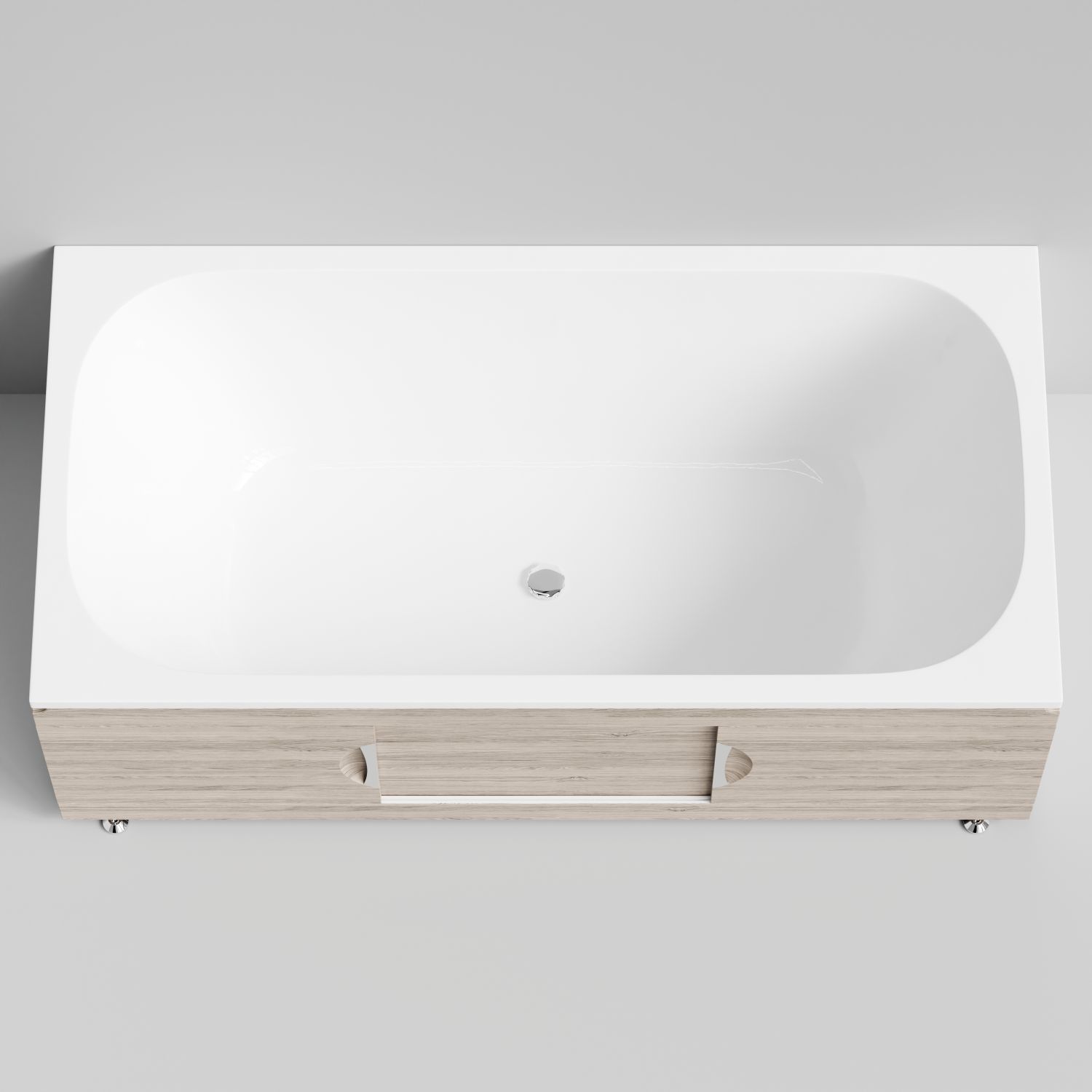 Экран под ванну Vod-ok Топ 170 раздвижной Дубослив ореховый светлый