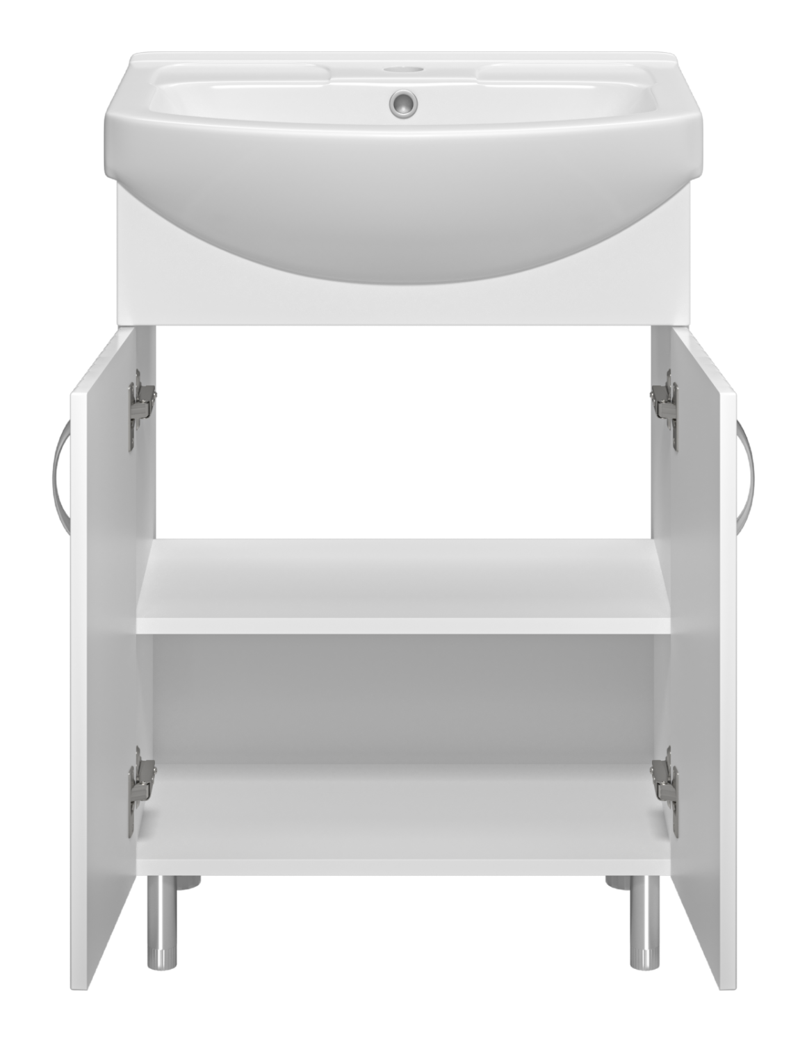 Тумба с раковиной Misty Изео 60 белый