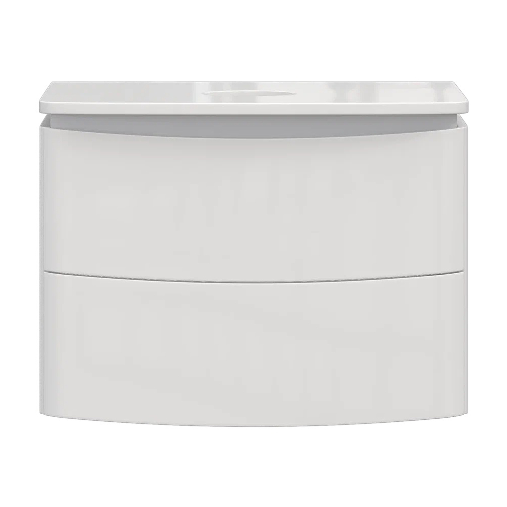 Тумба с раковиной подвесная Velvex Luna tp.LUN.60.2Y, 60 см