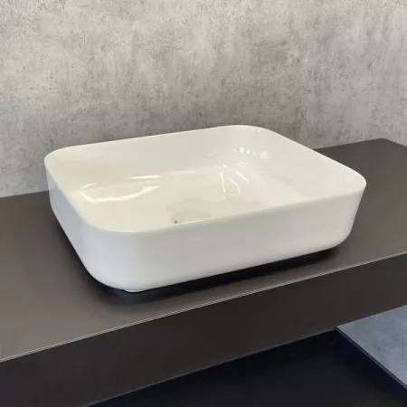 Тумба подвесная Comforty Марсель-75 белый матовый со столешницей под мрамор Калакатта Блэк c раковиной Comforty T-Y9378 от магазина Vanna-Vanna.ru!