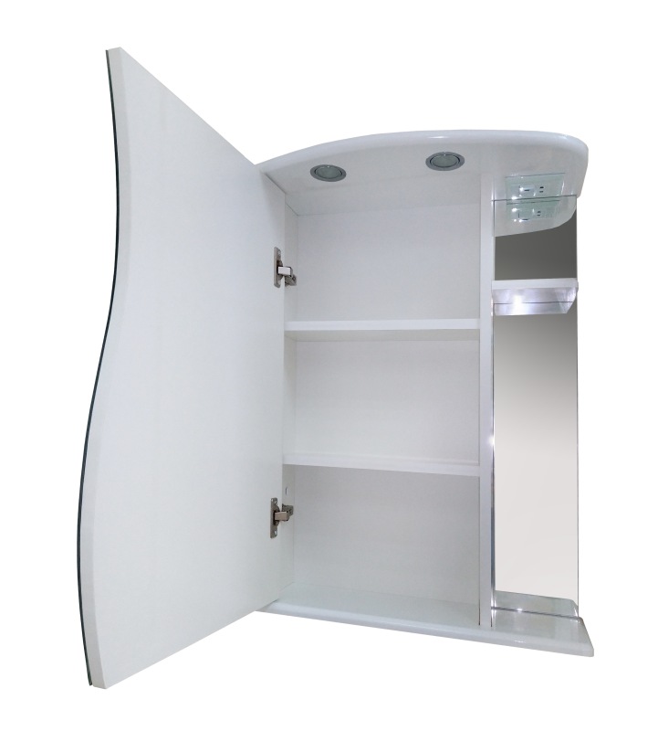 Зеркало-шкаф Misty Лиана 60 L, белый