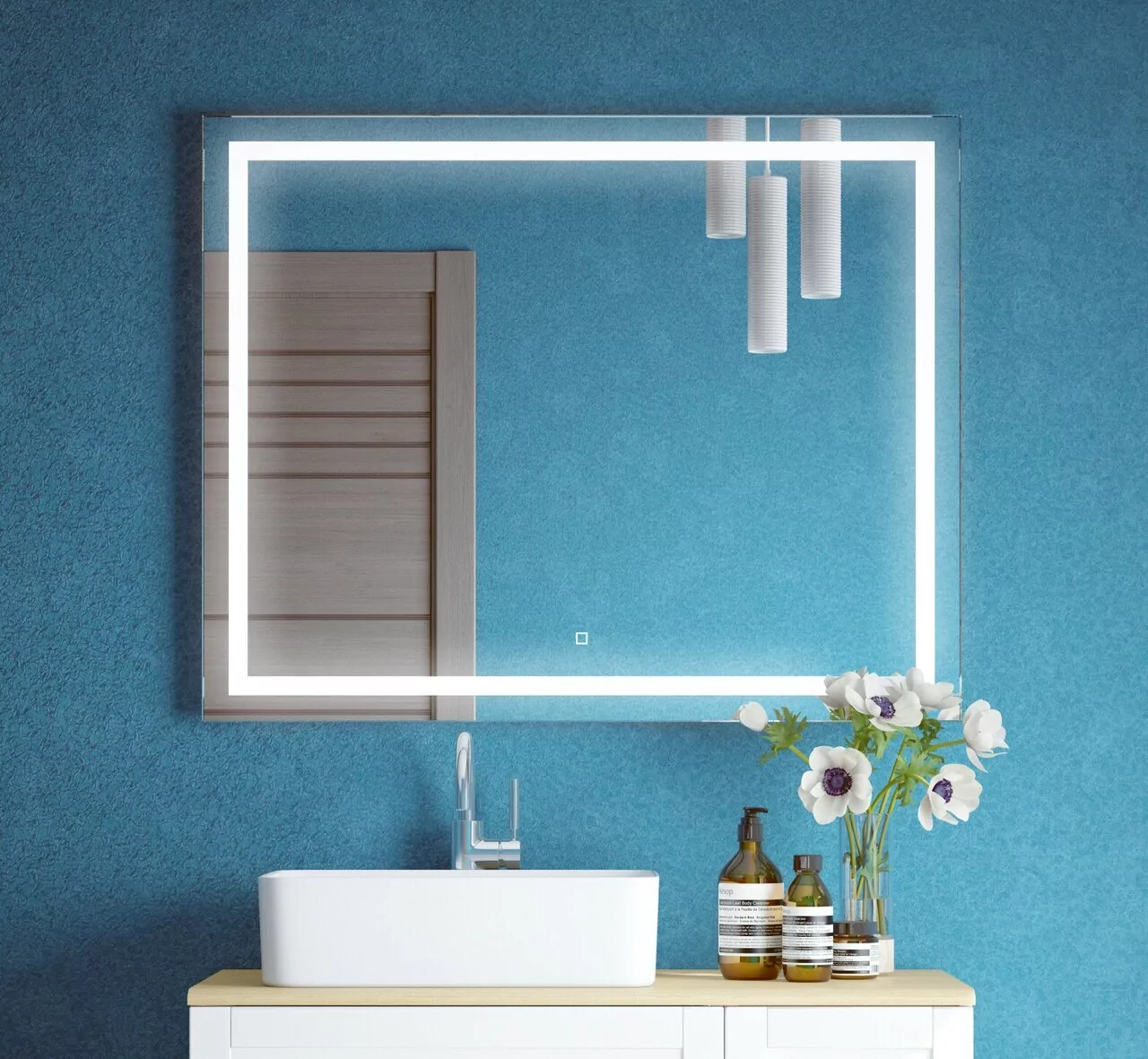 Зеркало Corozo Барго 1200х800 свет, сенсор