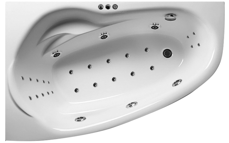 Ванна акриловая Relisan Zoya 140х90 L левая