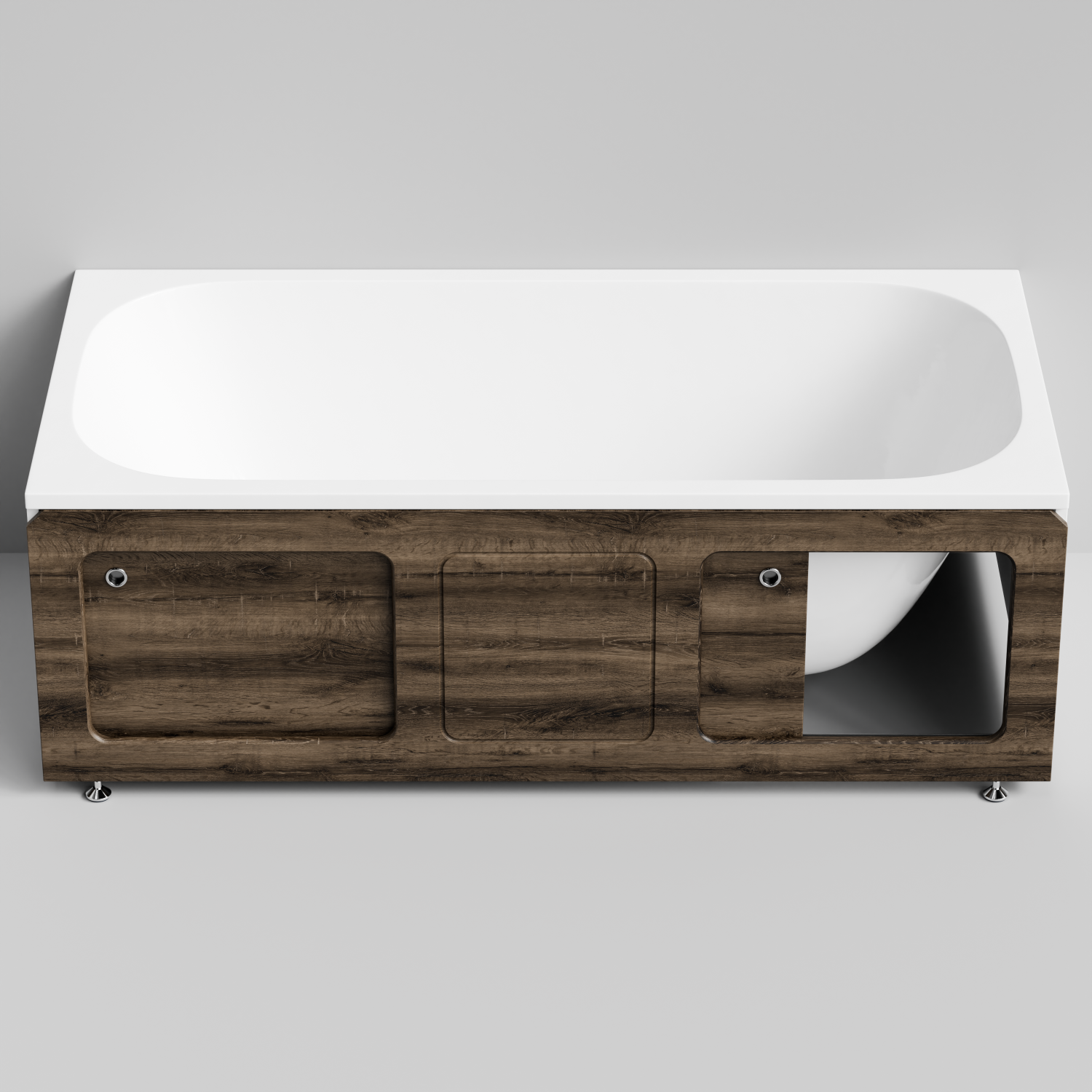 Экран под ванну Vod-ok Хит 170 раздвижной Дуб крымский коричневый